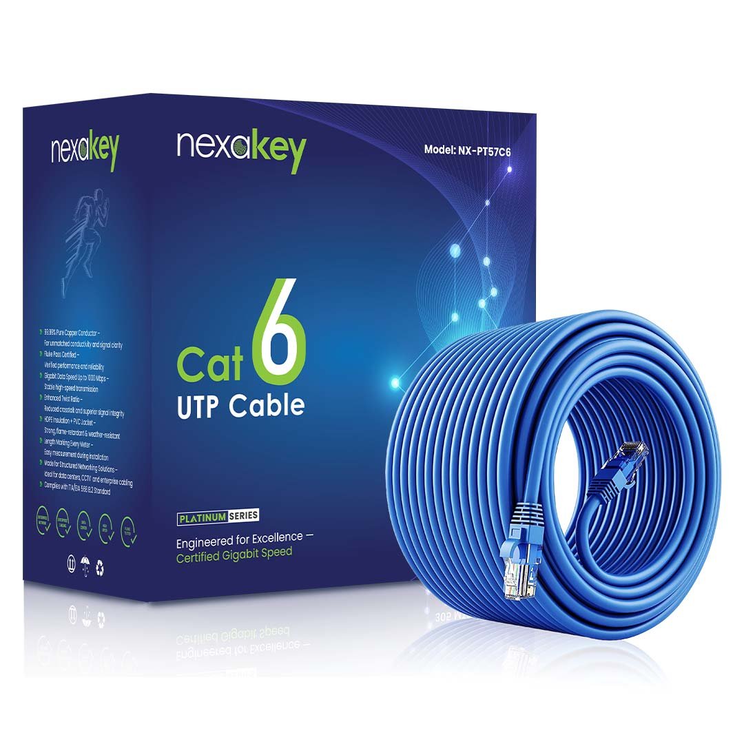 Nexakey Platinum Series NX-PT57C6 Cat6 UTP Network Cable
